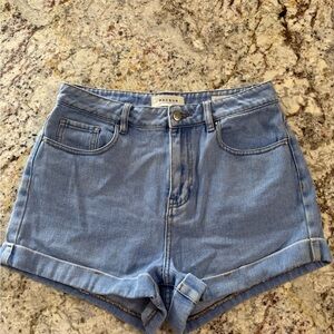 PacSun Light Blue Jean Shorts for Women